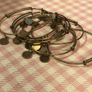 Gold Charm Bangles ($200 value)
